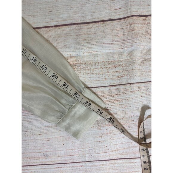 Zara Women's Black Constrasting Organza Combination Top - Small - Picture 12 of 14